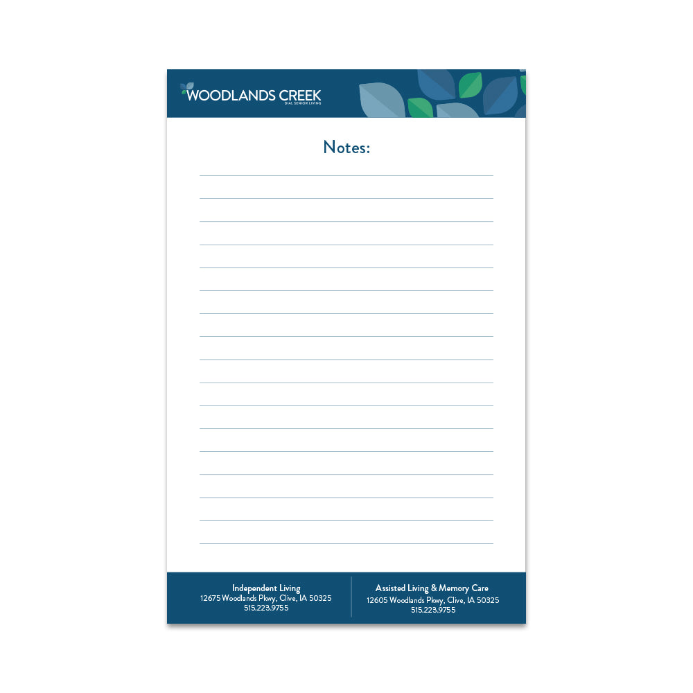 Woodlands Creek Tour Notes