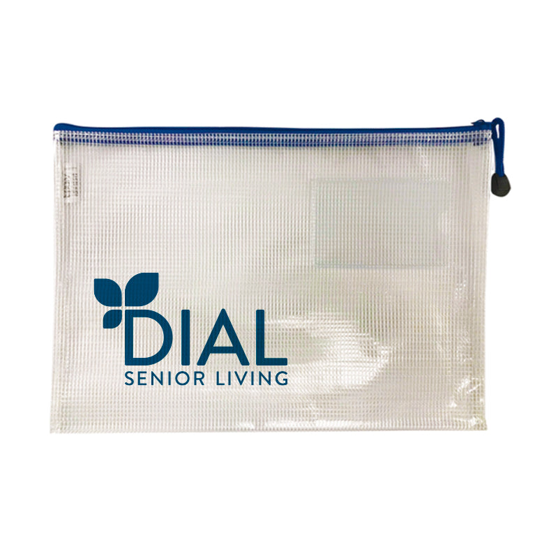 PolyWeave Zip Bag w/Business Card Holder (Medium)