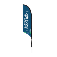 Load image into Gallery viewer, Stirlingshire Feather Flag - 7&#39; Premium Razor Sail Sign with Ground Spike
